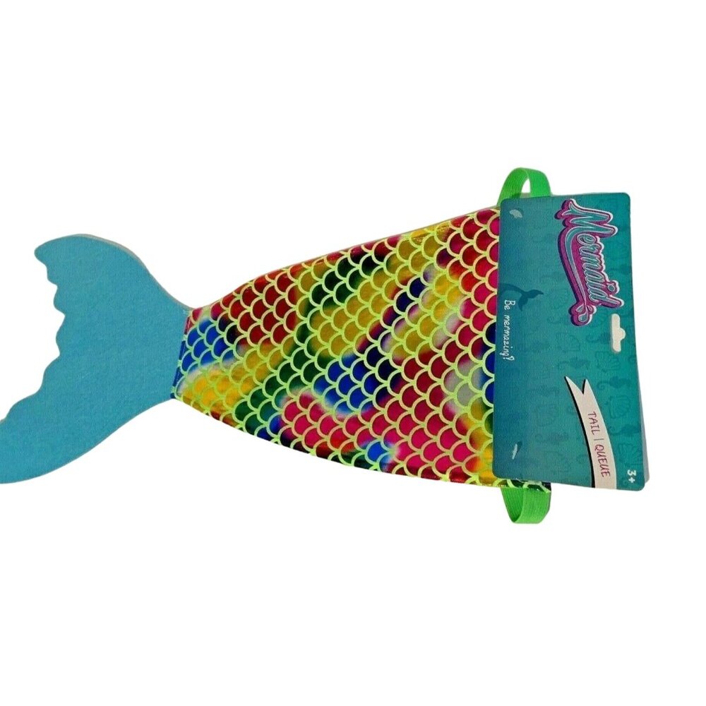 New Mermaid One Size Chlildren Tail Elasti Waist Dress Up Halloween